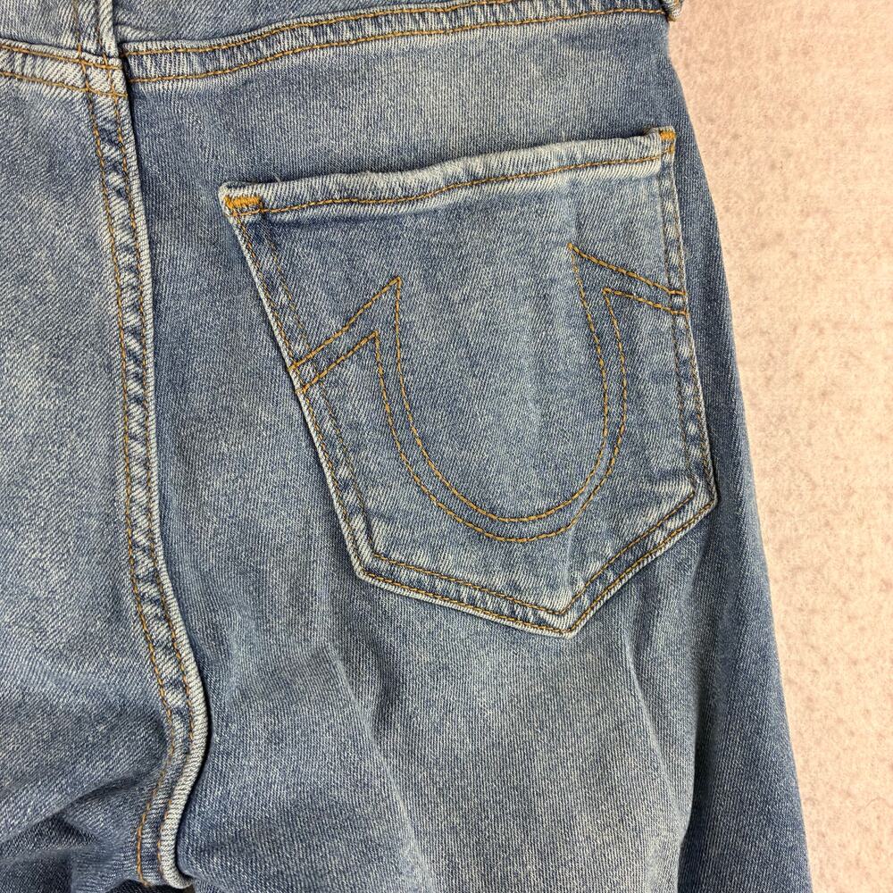 True Religion Jennie Curvy High Rise Skinny Women's 28 Distressed Fading Cotton - Picture 9 of 16